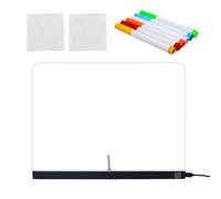 LED Note Board - 13.7x10 Inch,Erasable Tablet, Eye-Friendly Design | Creative Gift,Kids LED Message Board Tracing Toys for Home Desktop Travel Doodle Sketching Writing Coloring Art Projects