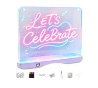 Led Note Board 9 Colors 4 Modes Rechargeable Erasable Tablet