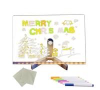 LED Note Board with Colors for Kids,Multifunctional Message Writing Board | LED Note with Stand, Light Up Message, Glowing Drawing Writing for Kids Teens