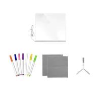 Led Note Board with Colors, Led Drawing Board for Kids - Doodle Glow Note Board Acrylic with Colors, Board, Led Dry Wr Erase