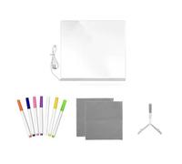 Led Note Board with Colors, Led Drawing Board for Kids - Doodle Glow Note Board with Acrylic Wr Dry Led Board, Colors, Erase