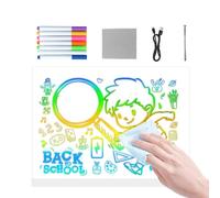 Led Note, Touch Control Board, Dry Erase Supplies, Led Message Board, Kids Night Light, Home Office Decor, School Craft Supplies, Outdoor Night Accessory for Kids Home School
