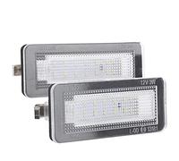LED Number Plate Light, Bright White LED Pair for Enhanced Visibility and Safety, Energy Efficient Registration Plate Lamp for Drivers in Urban Night Driving, Rural Roads, Daily Co