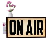 Led on Air Light - Studio Recording Sign, Desk Notification Lamp | Premium Portable Light Up Display, Heavy Duty Changeable Message Board for Content Creators Home Radio Station Party Decor