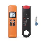 LED Optical Power Meter with Visual Fault Locator 100KM 100KM & FC-LC Adapter (Red light 100KM)