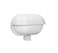 LED Outdoor Bulkhead Light with PIR Motion Sensor IP65 Black Security Wall Light