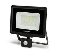 LED Outdoor Floodlight with PIR Motion Sensor, 50W, 4000 lumens, Natural White 4000K, IP44 Waterproof Outdoor Floodlight for Garden, Corridor, Indoor and Outdoor Lighting
