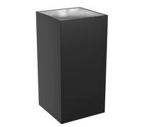 Led Outdoor Light Wall Lamp Torre Square Black 2 x 9W 2000lm 3000K/4000K/6000K