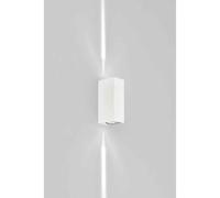LED Outdoor Light Wall Lamp White Up&Down 6W Lens Thin Beam Cool White 6000K