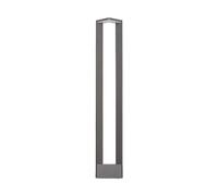 LED Outdoor Lights 'Jeny' (Modern) in Silver Made of Aluminium (1 Light Source,) from Lucande | Garden Light, Path Light, Bollard Light, Path lamp, Pillar Light