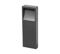 LED Outdoor Lights 'Leya' (Modern) in Black Made of Aluminium (1 Light Source,) from Lucande | Pillar Lights, Garden Light, Path Light, Bollard Light, Path lamp, Pillar Light
