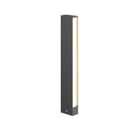 LED Outdoor Lights 'Lirka' (Modern) in Silver Made of Aluminium (2 Light Sources,) from Lucande | Garden Light, Path Light, Bollard Light, Path lamp, Pillar Light