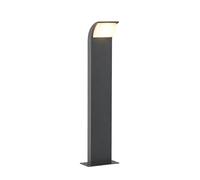 LED Outdoor Lights 'Tinna' (Modern) in Black Made of Aluminium (1 Light Source,) from Lucande | Pillar Lights, Garden Light, Path Light, Bollard Light, Path lamp, Pillar Light