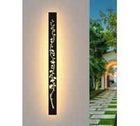 LED Outdoor Long Wall Light Ginkgo IP65 Waterproof 3000 K 32 W Aluminium Villa Wall Light for Gardens Patios Indoor Patio Lighting Living Room Staircase Sconce 100 cm