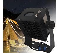 LED Outdoor Moving Projector Light, 20W Waterproof Landscape Lamp with Adjustable Base, Dynamic Firefly Effect for Garden, Patio, Party Decoration