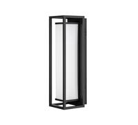 LED Outdoor Wall Light 'Banetti' (Modern) in Black Made of Aluminium (1 Light Source,) from Lucande | Wall lamp for Exterior/Interior Walls, House, Terrace und Balcony