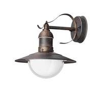 LED Outdoor Wall Light 'Clea' (Modern) in Copper Made of Stainless Steel (1 Light Source,) from Lindby | Wall lamp for Exterior/Interior Walls, House, Terrace und Balcony