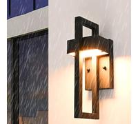 LED Outdoor Wall Light - IP65 Waterproof Minimalist Rectangular Sconce, Acrylic & Iron, Industrial Design for Villa, Courtyard, Balcony & Garden - Decorative Landscape Lighting