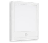 LED Outdoor Wall Light Lamp White 25cm IP44 15W Neutral 4000K Backlight Sensor