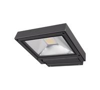 LED Outdoor Wall Light 'Maica' (Modern) in Black Made of Aluminium (1 Light Source,) from Lucande | Wall lamp for Exterior/Interior Walls, House, Terrace und Balcony