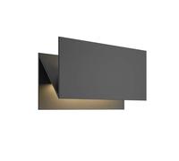 LED Outdoor Wall Light 'Meja' (Modern) in Black Made of Aluminium (1 Light Source,) from Lucande | Wall lamp for Exterior/Interior Walls, House, Terrace und Balcony