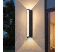 LED Outdoor Wall Lights Up Down Light IP65 Waterproof Garden s Modern Acrylic Aluminum Exterior Wall Sconces Indoor/Outside for Front Door Yard Garage Pathway