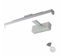 Led Over Mirror Light with Remote Control USB Rechargeable Bath Wall Light Portable Makeup Light Waterproof Aluminum Bathroom Mirror Light with Switch 6500K Cabinet Light Adjustable/83Cm24W