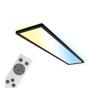 LED Panel 98cm Ceiling Light Flat Dimmable Remote Control Living Room