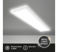 LED Panel 98cm Ceiling Light Flat Indirect Light Hallway Kitchen Neutral White [EEK: E]