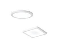 LED Panel Lights Ultra Thin Ceiling Downlight 50mm to 200mm Cut Hole Adjustable Panel Light AC85-265V Indoor Lighting Lamp(Square-6w-WH)