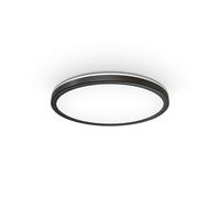 LED Panel Round Ceiling Light Lamp Flat Slim Indirect Living Room Hallway Black