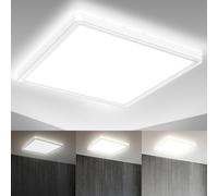 LED Panel Square Ceiling Light Slim Lamp Dimmable 29cm Living Room Hallway White