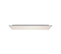 LED Panel Zento dimmable (Modern) in Silver for e.g. Kitchen (1 Light Source,) from Lindby | Ceiling Light, Business Lighting Office lamp workspace Ceiling