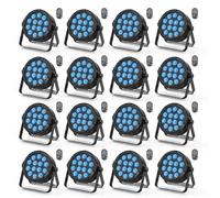 LED Par Lights 80W Uplights with Dimming and Remote Control, Professional DMX Stage Lighting for Events, Weddings, and Parties