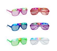 LED Party Glasses Party Eyewear Light-Up Glasses Sparkling Colourful Glasses