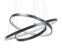 Beliani LED Pendant Lamp Atrek Metal Black