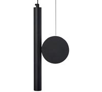 Beliani Led Pendant Lamp Damas Metal Black