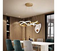 LED Pendant Lamp Dining Table Dimmable Hanging Lamp Height Adjustable Pendant Lamp Remote Control Metal Flower Silicone Chandelier Kitchen Island Bar Dining Living Room Club Ceilin