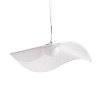 Beliani Led Pendant Lamp Loire Metal White, White