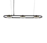 Beliani Led Pendant Lamp Mali Metal Black