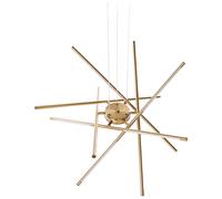 LED Pendant Lamp PALUN with Dimmer Metal Gold