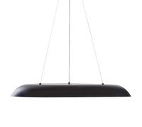 Beliani Led Pendant Lamp Surko Metal Black, Black