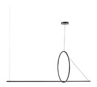 LED Pendant Lamp TAMOR with Dimmer Metal Black