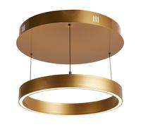 LED Pendant Light 44cm Gold Gesture Control Dimmable Round 28.65W 2700-4000K