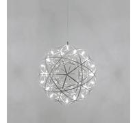 LED Pendant Light Chrome Hanging Lamp, Firework Dandelion Sputnik Small Chandelier Ceiling Lighting Fixture, Postmodern Suspended Lamps for Dining Room Bedroom Kitchen(3000K,Dia-30cm) (6000k Dia2