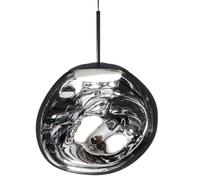 LED Pendant Light, Modern Glass Globe Chandelier for Island & Living Room, Indoor Decor, Chrome Finish, E26 Bulb Base