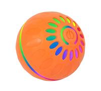 LED Pet Play Ball - 6.5cm Jumping Toy, ABS Rechargeable Spinner, Dynamic Movement with Colorful Flashing Lights | Versatile Activity Tool Ideal for Indoor Garden Travel Spots, Dogs and Cats