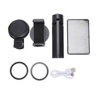 LED Photography Fill Light, Professional Adjustable Brightness 2800K7500K Color Temperature Clip On CPL Filter Portable Fill Light for Live Streaming Artists ABS Material 120 LEDs