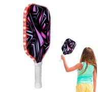 LED Pickleball Racket - Shock Absorb Handle, Fiberglass Advanced Control Paddle | High-Precision Fiberglass Frame Build, Responsive Strike Zone Balance Night Play Beginner-Friendly Outdoor Matches