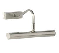 LED Picture Wall Light 2.5W Warm White Satin Chrome Classic Over Head Down Lamp
